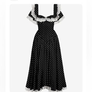 NWT Selkie black Polka Dot Cupid Dress